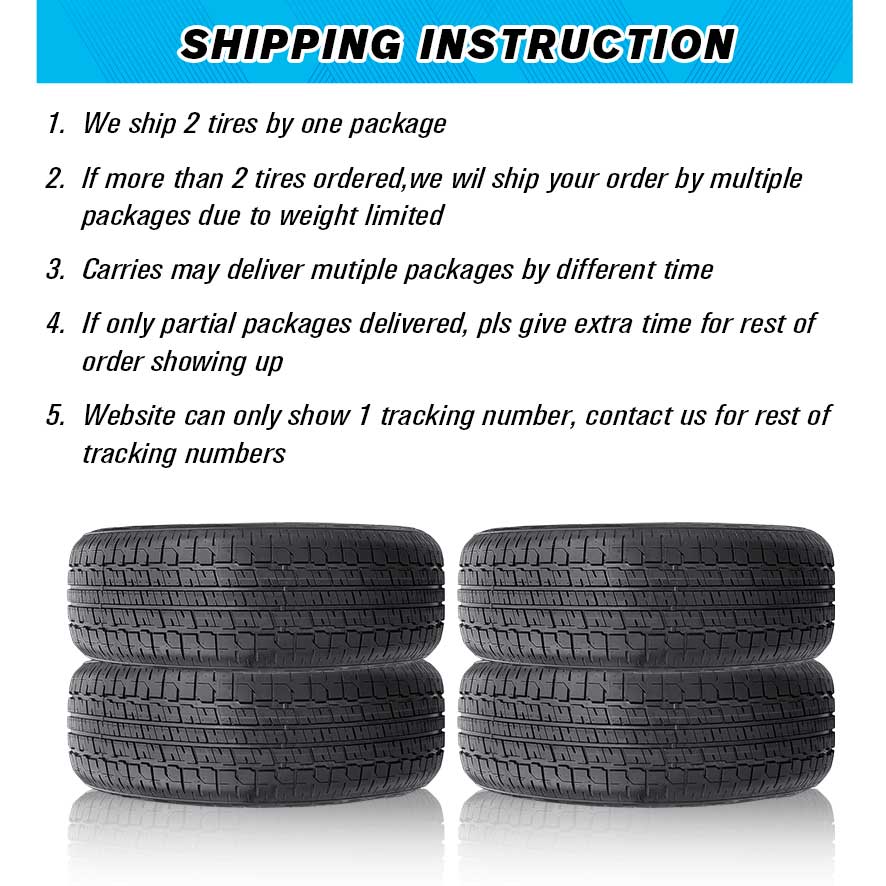 NAMA Set of 4 NM616 Trailer Tire 205/75R15 Load Range E 10 Ply